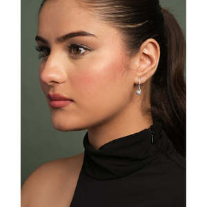 Pendientes de Perlas de Plata de Ley 925 de Primera Calidad para Mujeres y Niñas, Compre un Hermoso Accesorio de Joyería - Product Image 3