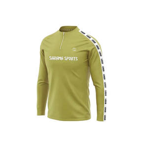 Venta caliente Chándal con cremallera de calidad superior Hecho en fábrica con cuello alto Característica Patrón sólido Precio al por mayor - Product Image 2