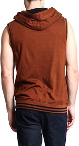 Latest Wholesale Cheap Custom logo Men's Gym Sports <b>Sleeveless</b> <b>Hoodies</b> - Product Image 5