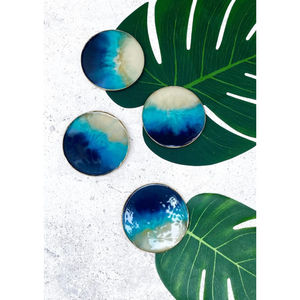 Dessous de verre acrylique coloré Design Premium tapis de table tendance élégant boisson Pad tapis de thé moderne décor à la maison accessoire - Product Image 4