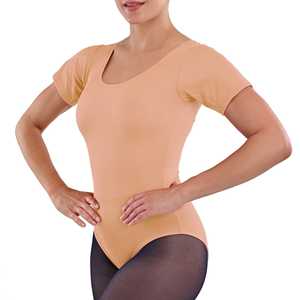 Justaucorps de danse et de gymnastique à manches courtes pour femmes, modèle 2015, impression par sublimation, coton et élasthanne pour filles - Product Image 6