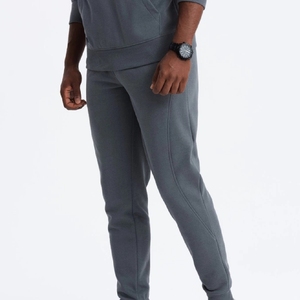 Survêtement de Jogging Unisexe 100% Coton avec Col à Capuche Imprimé Personnalisé et Motif Solide pour Homme - Product Image 4