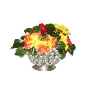 Florero de aluminio Chapado en níquel para decoración de jardín, florero de mesa hecho a mano - Product Image 2