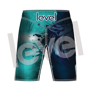 ขายร้อนโพลีเอสเตอร์ทําผู้ชาย MMA กางเกงขาสั้นหลวม Fit MMA กางเกงขาสั้นสําหรับชายกีฬาสวมใส่ผู้ชาย MMA กางเกงขาสั้น - Product Image 2