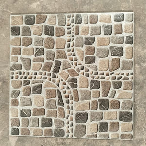 Azulejos de Porcelana Resistentes para Exteriores de 50x50 cm, Aspecto Clásico de Piedra, Azulejos Vitrificados para Estacionamientos y Jardines - Product Image 3