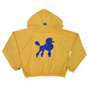 Sigma Gamma Rho Sorority Reversible Printed Breathable Waterproof Windbreaker Jacket for Women Greek <b>Letter</b> Blue <b>Gold</b> - Product Image 3