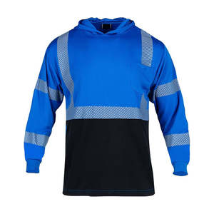 เสื้อยืดแขนยาวสำหรับทำงานผู้ชาย พิมพ์โลโก้ได้ ผลิตจากผ้าผสมคอตตอนและโพลีเอสเตอร์ เหมาะสำหรับงานก่อสร้างและโรงงาน - Product Image 6