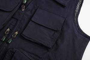 Dernier design 2023 Gilet classique avec une touche moderne Gilet réversible avec fermeture à glissière et fabriqué avec un gilet de pêche en haute matière - Product Image 6