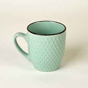 Juego de 2 Tazas de Té de Cerámica Verde Mar para Regalos - Product Image 1