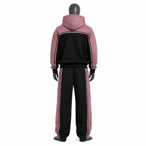 Heavyweight Two Piece <b>Sweat</b> <b>Pants</b> and Hoodie Set <b>Men</b> Custom Oversized Pullover <b>Men</b> Tracksuit Made By Elson Sports - Product Image 2