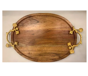 ถาดไม้สำหรับตกแต่งกาแฟถาดเสิร์ฟสำหรับโรงแรมและร้านอาหาร - Product Image 3