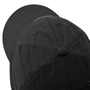 Chapeaux de baseball de marque pour hommes avec logo brodé en 3D Matériau solide en nylon noir uni Conception d'étiquettes tissées Casquettes de numéro de modèle - Product Image 5