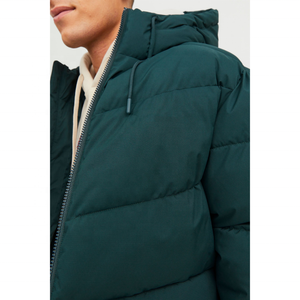 OEM Custom Printed Black Puffer Jacket Men Breathable Cotton Winter <b>Coat</b> Zipper Casual Windproof <b>Waterproof</b> <b>Plus</b> <b>Size</b> <b>Size</b> - Product Image 6