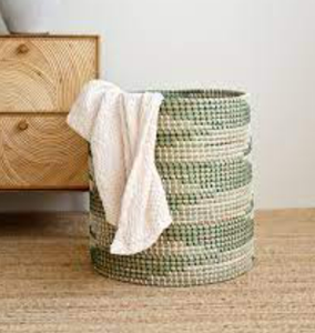 Hot Sell Design Straw Nylon Laundry Straw <b>Basket</b> <b>with</b> <b>Lids</b> Cheap Price Low MOQ Storage Household <b>Basket</b> <b>Basket</b> <b>with</b> Handle <b>Lid</b> - Product Image 4