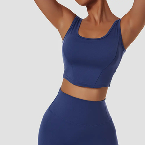 Conjunto de entrenamiento de gimnasio Atlético personalizado para mujer, 3 piezas, deportes de secado rápido, pantalones para correr al aire libre, contorno, Yoga, Fitness, mallas de entrenamiento - Product Image 3