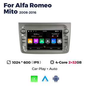 MEKEDE Pantalla Carro Car Navigation 360 Audio Estéreo Car-play <span class=keywords><strong>Multimedia</strong></span> para <span class=keywords><strong>Alfa</strong></span> Romeo <span class=keywords><strong>Mito</strong></span> 2008-2016 - Product Image 4