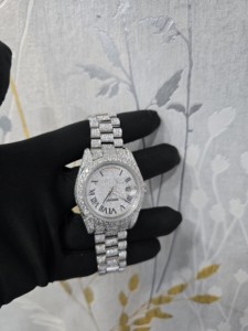 Reloj de Lujo Totalmente Automático con Diamantes de Moissanita VVV, Mecanismo Mecánico en Movimiento con Estilo - Product Image 4