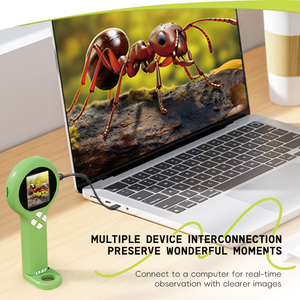 Microscopio Digital de Mano 500X para Niños, Pantalla IPS de 2.0 Pulgadas, Microscopio de Bolsillo, Kit de Ciencias Educativas STEM, Juguetes - Product Image 6