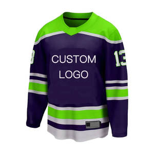 Maillot de hockey sur glace personnalisé respirant de haute qualité, mode en gros de meilleure qualité avec conception de votre propre logo, OEM respirant - Product Image 4