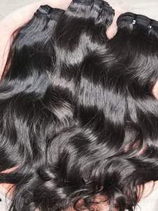 Extensions de cheveux humains vierges malaisiennes et indiennes, non traitées, cuticules intactes, qualité naturelle et pure, provenant d'un seul donneur - Product Image 3