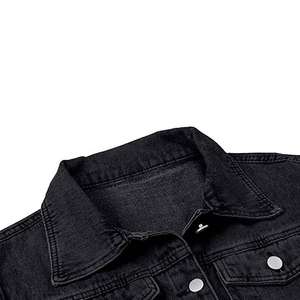 Veste en jean d'hiver pour homme, boutonnée, personnalisable en gros, 100% coton, décontractée, coupe slim, nouveau style 2025 - Product Image 2