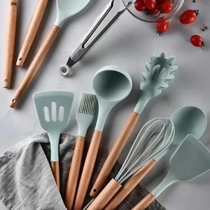 Utensilios de confort directos de fábrica, cuchara de resina de madera Natural, soporte para espátula para cocina, el mejor estilo de comida de Ángel - Product Image 5