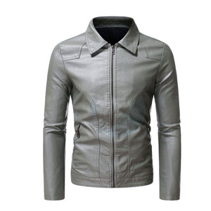 Meilleure vente, veste en cuir PU en peau de mouton pour hommes, col à capuche de haute qualité, tissu léger pour l'hiver, prix de gros, bas quantité minimale de commande - Product Image 1