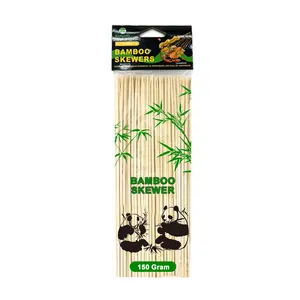 Spiedini di bambù naturali per barbecue spiedini di bambù 30cm 100 pz