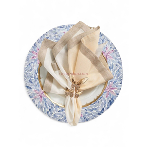 แผ่นรองจานมุก ออกแบบมาเพื่อการรับประทานอาหารที่ผ่อนคลายและลุคโต๊ะอาหารที่ดูเป็นธรรมชาติ จากประเทศเวียดนาม - Product Image 2