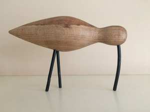 Estatuilla de jirafa de madera hecha a mano, escultura de Animal de cuello largo, estatua de jirafa de madera minimalista, adorno de madera decorativo Nórdico - Product Image 6