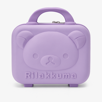 Rilakuma bébé sac mignon sac à main coque dure boîte à lunch étanche enfant en bas âge sac léger enfants étui de voyage ours violet sac de rangement.