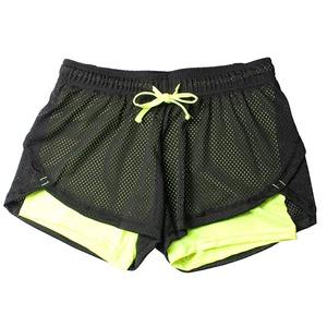 Shorts de sport pour femmes respirants en coton 100% avec taille élastique - Product Image 3