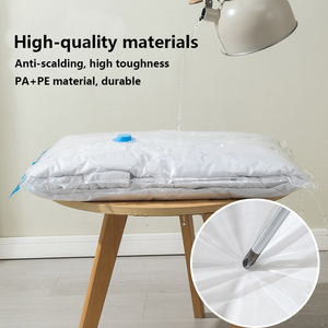 Borsa di stoccaggio blu trasparente <span class=keywords><strong>per</strong></span> la compressione <span class=keywords><strong>sottovuoto</strong></span> borsa <span class=keywords><strong>per</strong></span> la conservazione all'ingrosso della trapunta <span class=keywords><strong>per</strong></span> vestiti - Product Image 4