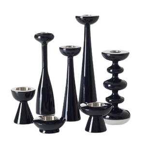 Bougeoir décoratif de table en métal doré Bougeoir fait main de haute vente pour événement à domicile - Product Image 5