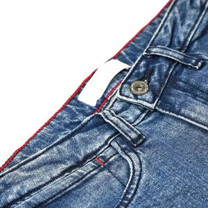 Jeans en denim décontractés à coupe droite pour homme, marque privée, taille mi-haute, 100% coton, couleurs personnalisées - Product Image 6
