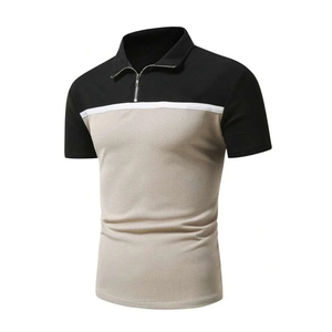 เสื้อโปโลฤดูร้อนปี 2026 สำหรับผู้ชาย เสื้อโปโลสำหรับเล่นกอล์ฟ สีขาว ผ้าฝ้ายระบายอากาศได้ดี รับปักและสกรีนลายตามสั่ง เสื้อโปโลแขนสั้น - Product Image 1