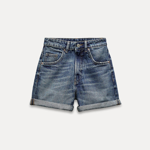 Short en jean d'été à la mode pour femmes personnalisé élégant léger décontracté tenue quotidienne respirant haute qualité taille basse lavé - Product Image 2