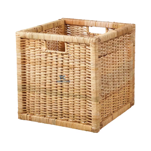 Gran oferta, venta al por mayor, cestas de almacenamiento de caña de ratán de Vietnam, impuestos bajos para uso doméstico - Product Image 4