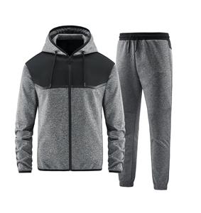 ชุดวอร์มลำลองสำหรับผู้ชายมีฮู้ดธรรมดาชุดออกกำลังกายฟิตเนสชุดวิ่งชุดออกกำลังกาย - Product Image 4