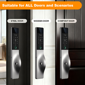 Cerradura Inteligente Automática para Puertas de Madera con Videoportero AIEN TUYA, Almacenamiento en la Nube, Control Remoto, Reconocimiento Facial y de Venas Palmares - Product Image 3