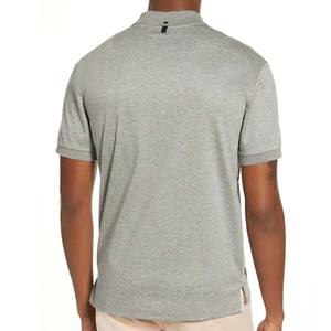 Hombre personalizable tamaño 100% algodón para Polos patrón sólido tejido corto longitud bordado humedad absorbe personalizable S - Product Image 3