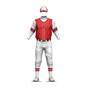 Nuevos Conjuntos de Uniformes de Béisbol Personalizados Ligeros y Cómodos, 100% Poliéster, Antibacterianos, de Secado Rápido, Alta Calidad, Diseño Nuevo para Adultos - Product Image 5