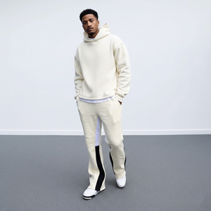 Chándal Unisex de Alta Calidad, Color Sólido, con Logotipo Personalizado, Estilo Urbano, Holgado, 100% Algodón, Hip Hop, Lavado Ácido - Product Image 1