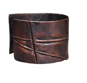 2024 American Popular 4mm Austria <b>Hammered</b> Cuff Wrap Seattle spring copper Cuffs Made in Handmade Vintage Copper Jewelry - Product Image 3