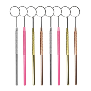 Stainless Steel Checking <b>Mirror</b> For Eyelash Extension Professional Makeup Tool Dental <b>Mirrors</b> Mouth <b>Make</b> <b>Up</b> Tools - Product Image 2