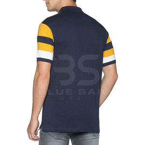T-shirt polo en coton uni pour hommes avec logo personnalisé Option Polo décontracté d'été à coupe confortable T-shirt polo élégant pour hommes 100% coton - Product Image 2