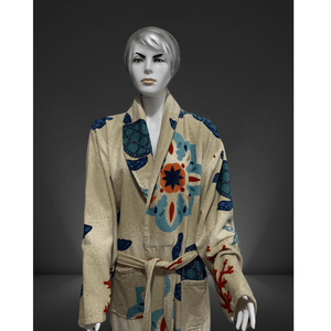 Albornoz de 100% algodón unisex para mujer Kimono informal de secado rápido de Turquía Woven Technics - Product Image 1