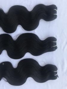 24 "Extension de cheveux humains à donneur unique Body Wave 100% qualité supérieure vendeur de cheveux à double trame de temple indien brut cambodgien - Product Image 4