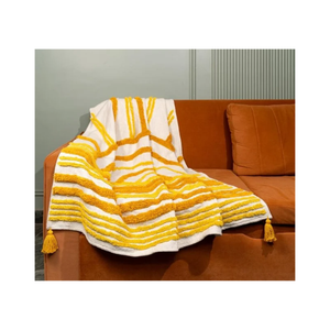 Manta de Sofá Premium de 50x60 Pulgadas, Fabricada en India, Calidad de Exportación, Ideal para Compradores que Buscan un Estilo Minimalista y Elegante para el Uso Diario en el Hogar - Product Image 1