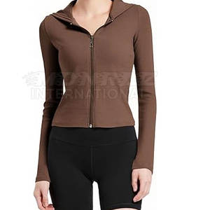 Sweat à capuche de compression pour femmes pour femmes Personnalisé 2025 à vendre Sweat à capuche de compression avec pouce - Product Image 4